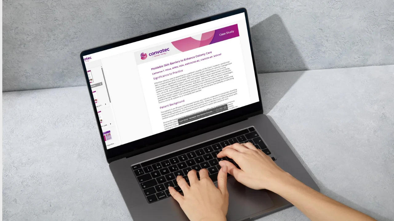 a person using a laptop