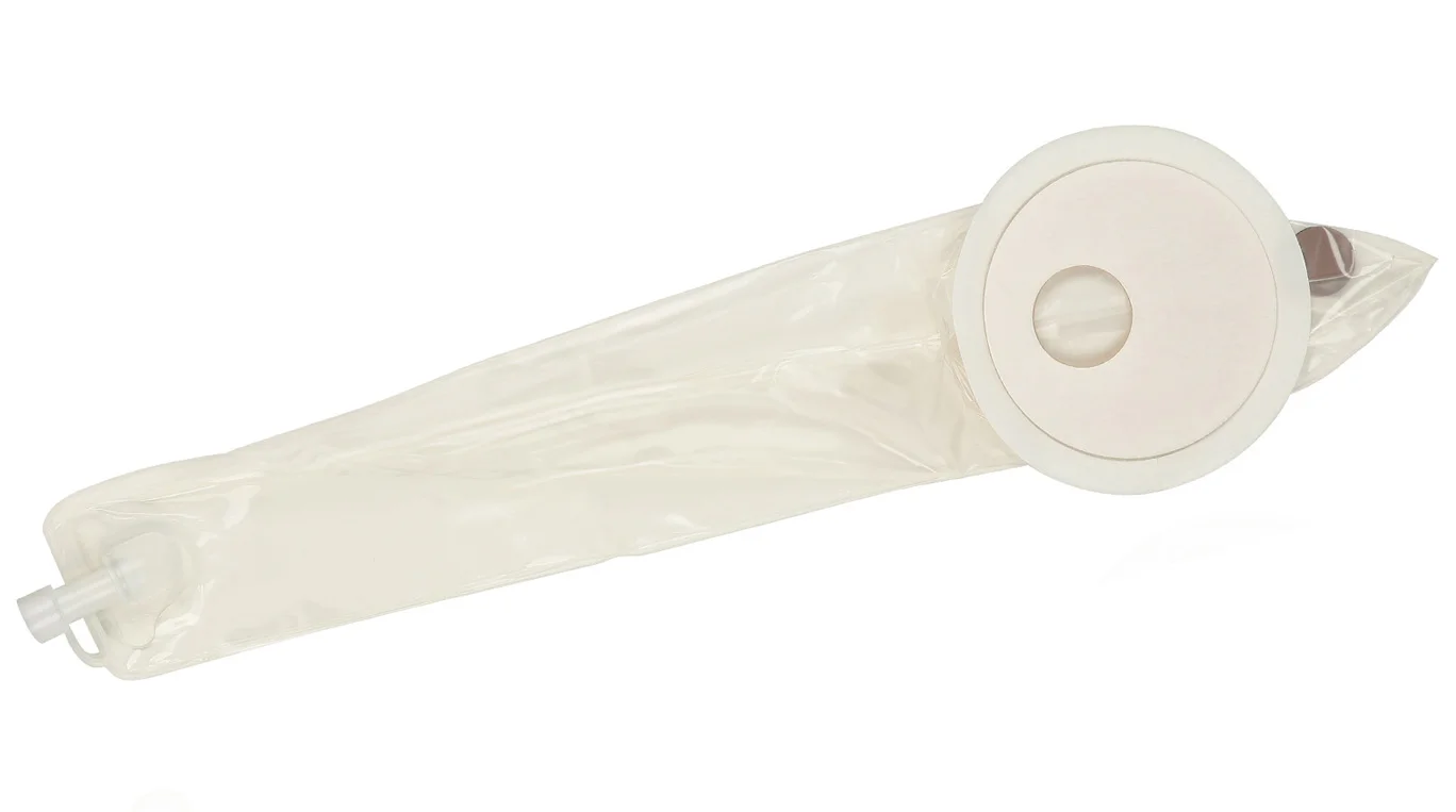 un tubo de plástico blanco