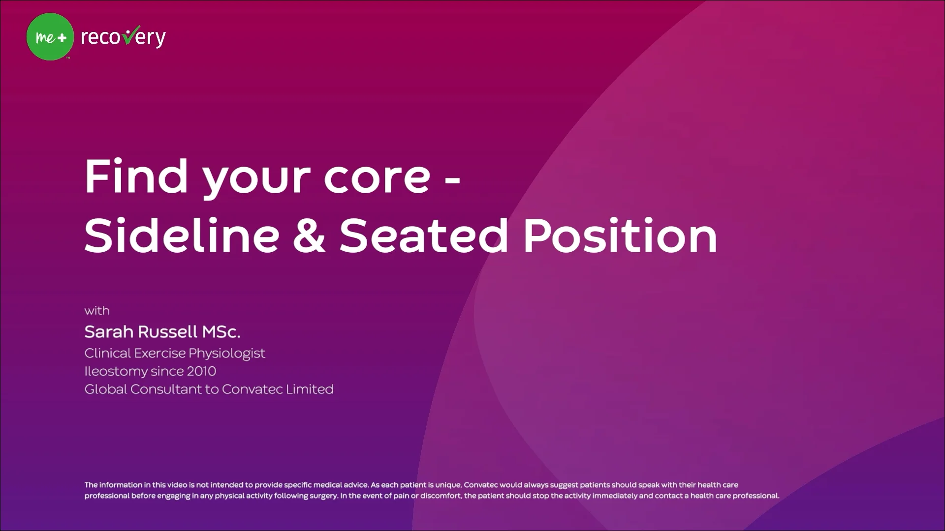 Video o opätovnom spojení hlbokého jadra s bránicovým dýchaním - bočná čiara a polohy sedenia.