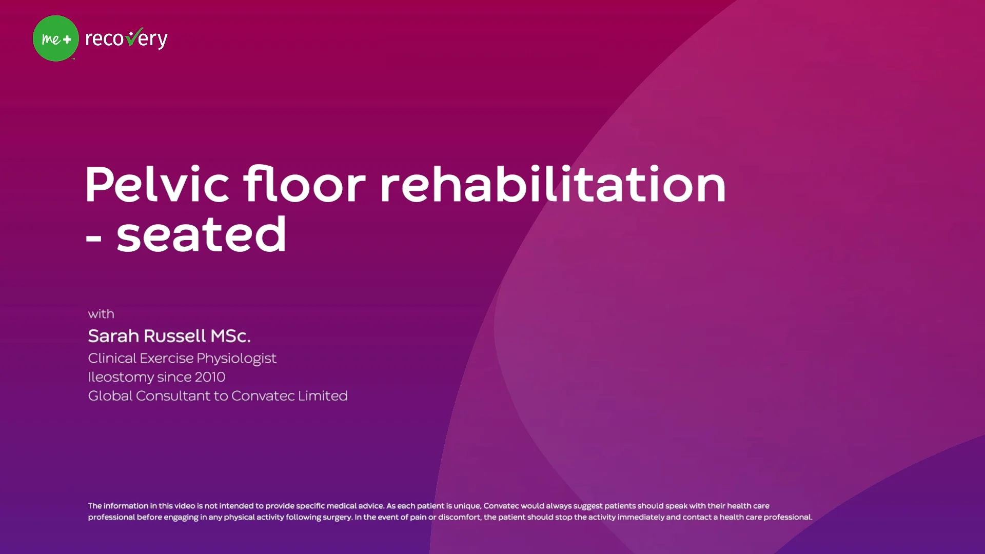 Video o rehabilitácii panvového dna - správne zapojenie svalov s dychom - poloha v sede.