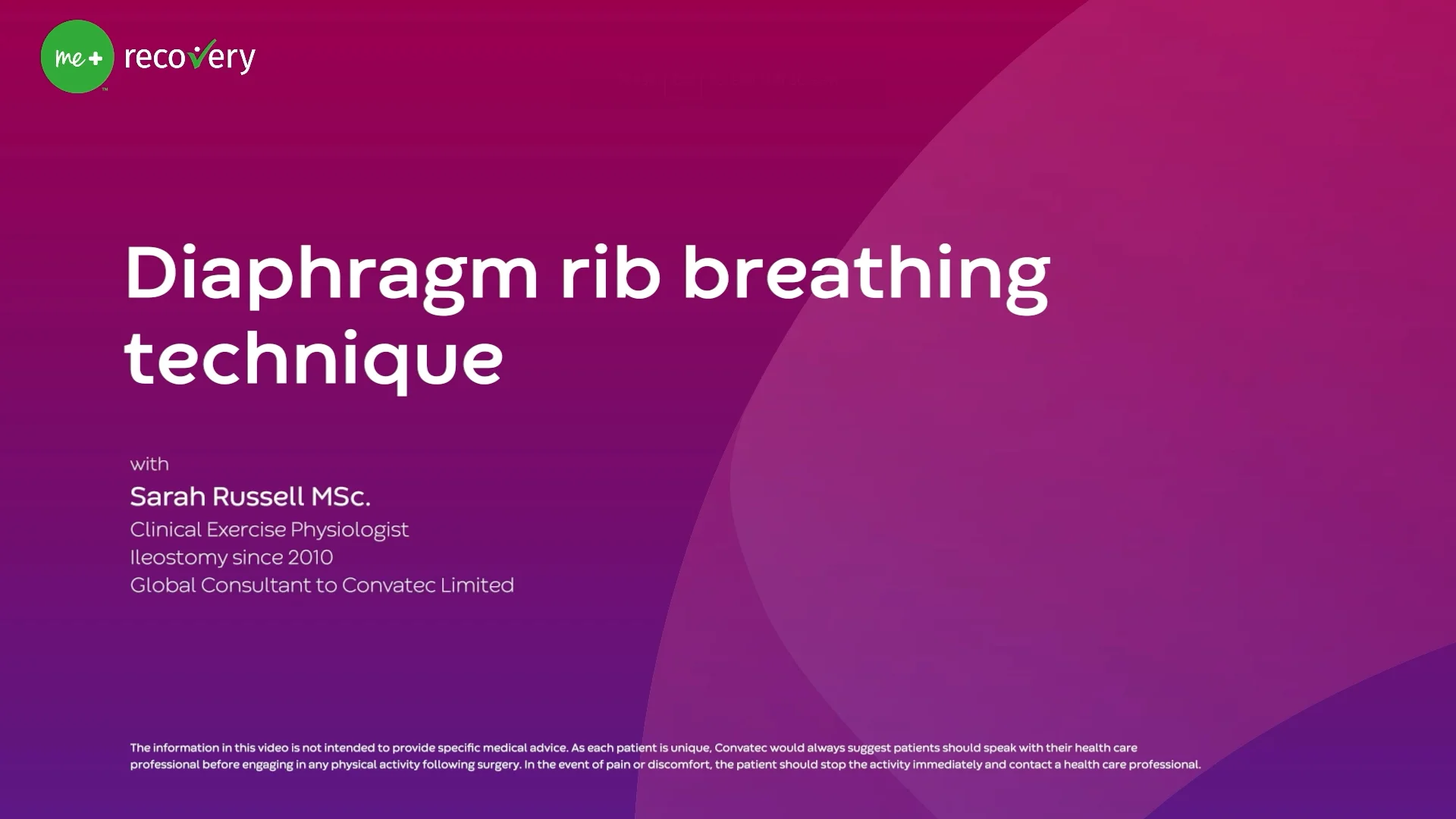 Video o technike dýchania membránových rebier pre hlboké zapojenie jadra.